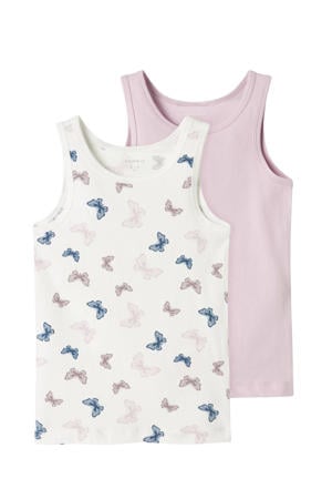 hemd - roze/ecru (set van 2)