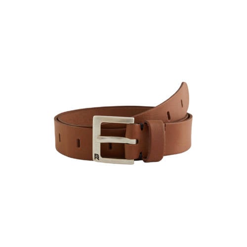 WE Fashion Blue Ridge Riem Bruin Jongens Leer Effen