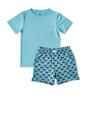 shortama blauw
