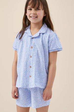 shortama blauw