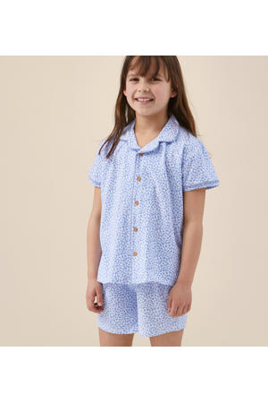 shortama blauw