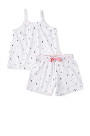 shortama met all over print wit