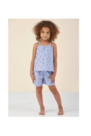 thumbnail: Little Label shortama met all over print blauw