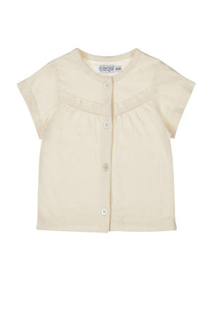 blouse ecru broderie