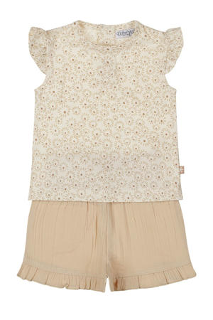 top + broek ecru/beige