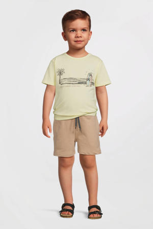 sweatshort lichtbruin