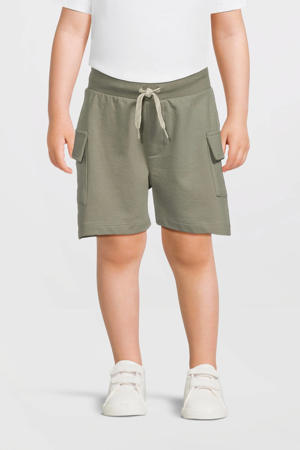sweatshort grijsgroen