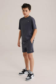 thumbnail: WE Fashion slim sweatshort antraciet