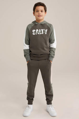 slim sweatpant groen