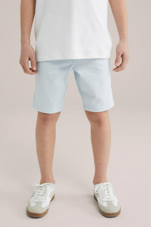 chino short lichtblauw