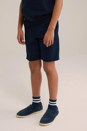 chino short donkerblauw