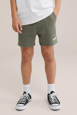 sweatshort donkergroen