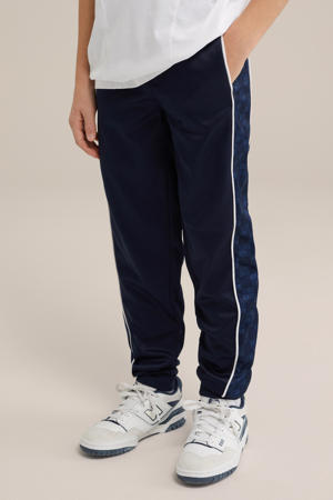 slim joggingbroek donkerblauw