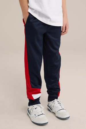 slim joggingbroek donkerblauw
