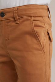 thumbnail: WE Fashion Blue Ridge slim cargo broek oranje