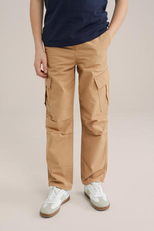 straight casual broek bruin