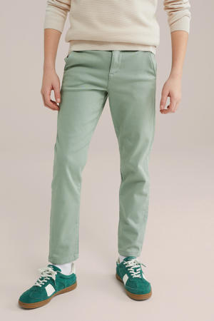 slim chino lichtgroen
