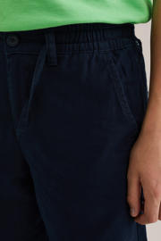 thumbnail: WE Fashion Blue Ridge straight casual broek donkerblauw
