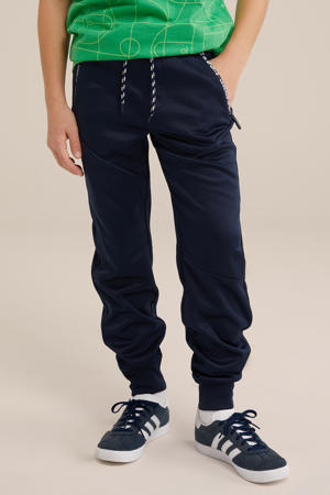 slim joggingbroek blauw
