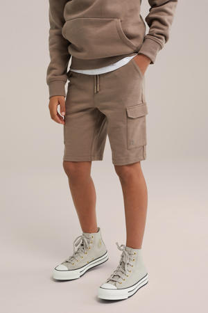 sweatshort lichtbruin