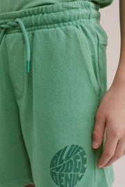 thumbnail: WE Fashion Blue Ridge slim sweatshort groen