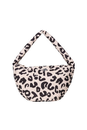 crossbody tas  Holy Cow Puffy ecru/zwart
