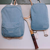 thumbnail: Studio Noos Blue Denim Midi Backpack
