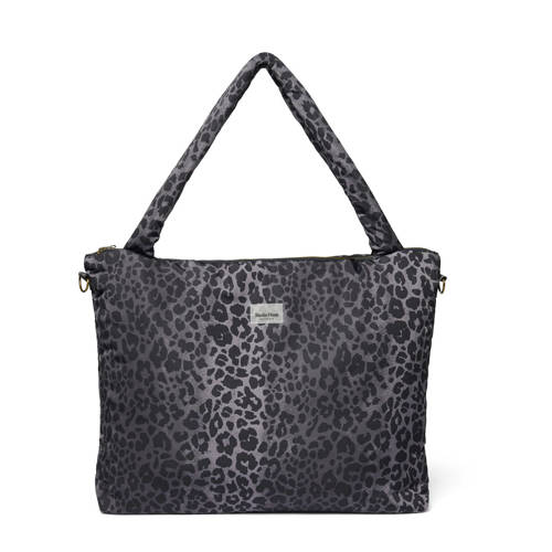 Studio Noos luiertas Antra Leopard Diaper Bag grijs Dames Polyester Panterprint afbeelding