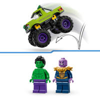 thumbnail: LEGO Marvel De Hulk Truck vs. Thanos Bouwbaar Superhelden Speelgoed 76312
