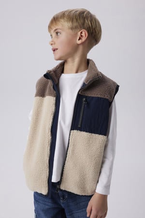 teddy bodywarmer beige