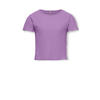 KIDS ONLY GIRL T-shirt rib gebreid paars