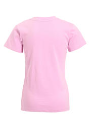thumbnail: Lavendelkleurige meisjes anytime basic T-shirt van katoen met effen, korte mouwen en ronde hals