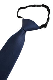 thumbnail: WE Fashion stropdas met textuur marineblauw