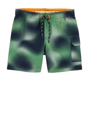 zwemshort groen/donkerblauw