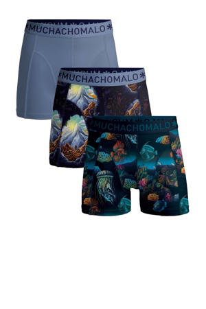   boxershort- set van 3 donkerblauw/multicolor