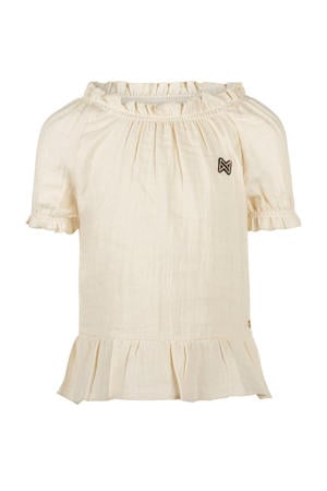 blouse top ecru