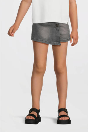 skort grey denim