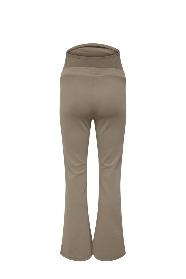 Gowjog Zwangerschapsbroek met wijde pijpen, dames, casual, losse, brede, rechte pijpen, loungebroek met zakken, zwangerschapsbroek, zwart, XXL