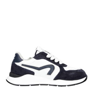 leren sneakers blauw
