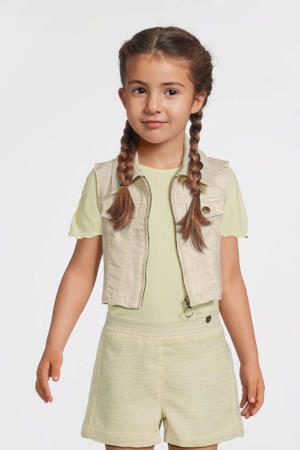 gilet goud metallic