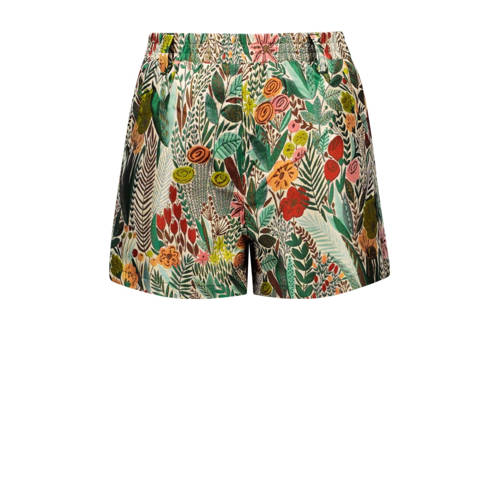 Like Flo casual short groen Korte broek Meisjes Polyester Bloemen - maat 158/164 afbeelding