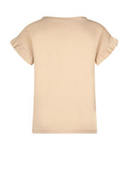 thumbnail: Like Flo T-shirt beige met glitter