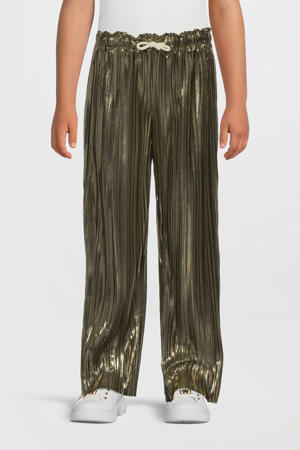 straight casual broek groen