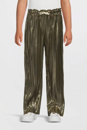 straight casual broek groen