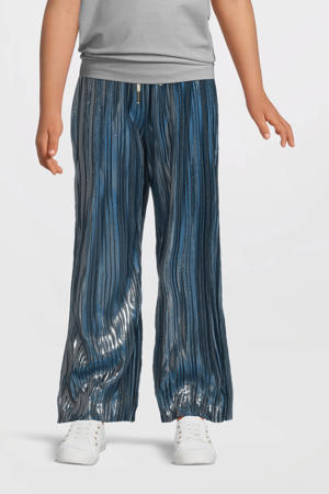 straight casual broek donkerblauw
