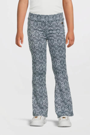 flared legging blauw