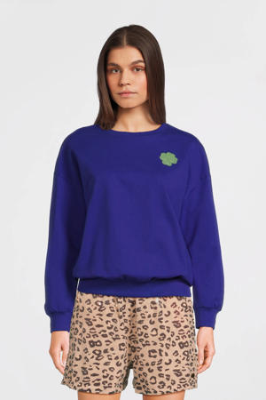 sweater blauw met pailletten