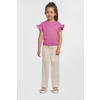 Like Flo T-shirt fuchsia met glitter