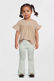 thumbnail: Quapi Mini regular flared broek ecru