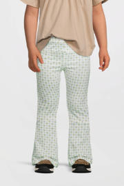 thumbnail: Quapi Mini regular flared broek ecru